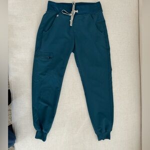Figs Zamora jogger Carribean Blue scrub pants XXSP